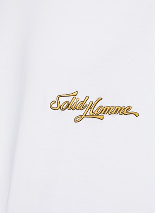  - SOLID HOMME - Workshop Graphic Print Cotton T-Shirt