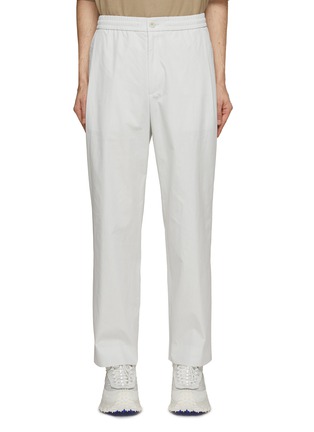 Main View - Click To Enlarge - SOLID HOMME - Elasticated Waist Straight Leg Pants