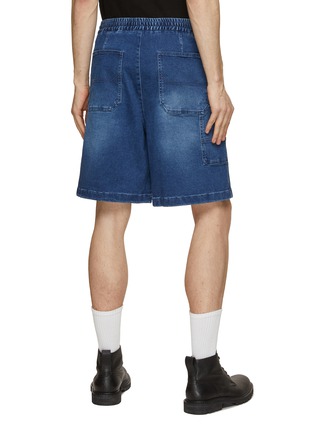 Back View - Click To Enlarge - SOLID HOMME - Dyed Denim Shorts