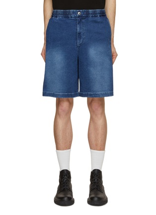 Main View - Click To Enlarge - SOLID HOMME - Dyed Denim Shorts