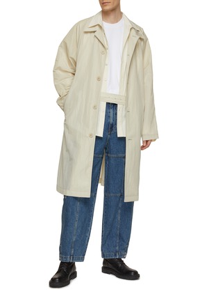 Figure View - Click To Enlarge - SOLID HOMME - Rainly Trench Coat