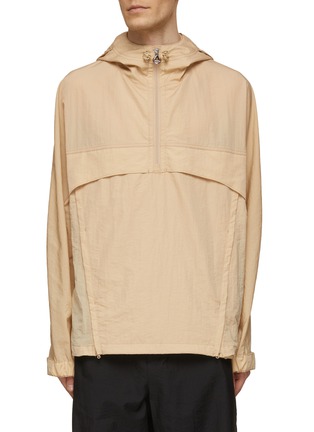 Main View - Click To Enlarge - SOLID HOMME - Half Zip Layered Jacket