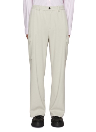 Main View - Click To Enlarge - SOLID HOMME - Elasticated Waist Cargo Pants