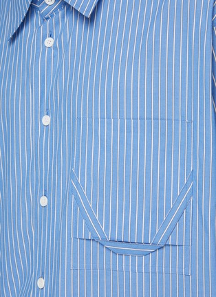  - SOLID HOMME - Striped Chest Pocket Shirt