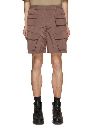 Main View - Click To Enlarge - SOLID HOMME - Flap Pocket Cargo Shorts