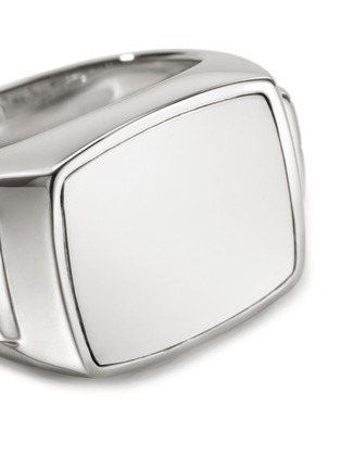 Detail View - Click To Enlarge - JOHN HARDY - Sterling Silver Signet Ring — Size 11