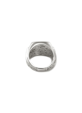 Back View - Click To Enlarge - JOHN HARDY - Sterling Silver Signet Ring — Size 11