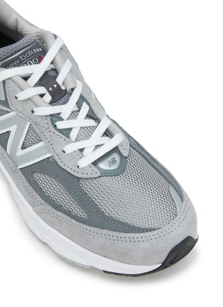 Detail View - Click To Enlarge - NEW BALANCE - 990 V6 Mesh Suede Sneakers