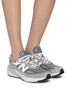 Figure View - Click To Enlarge - NEW BALANCE - 990 V6 Mesh Suede Sneakers