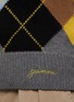  - GANNI - Harlequin Wool Blend Knit Cardigan