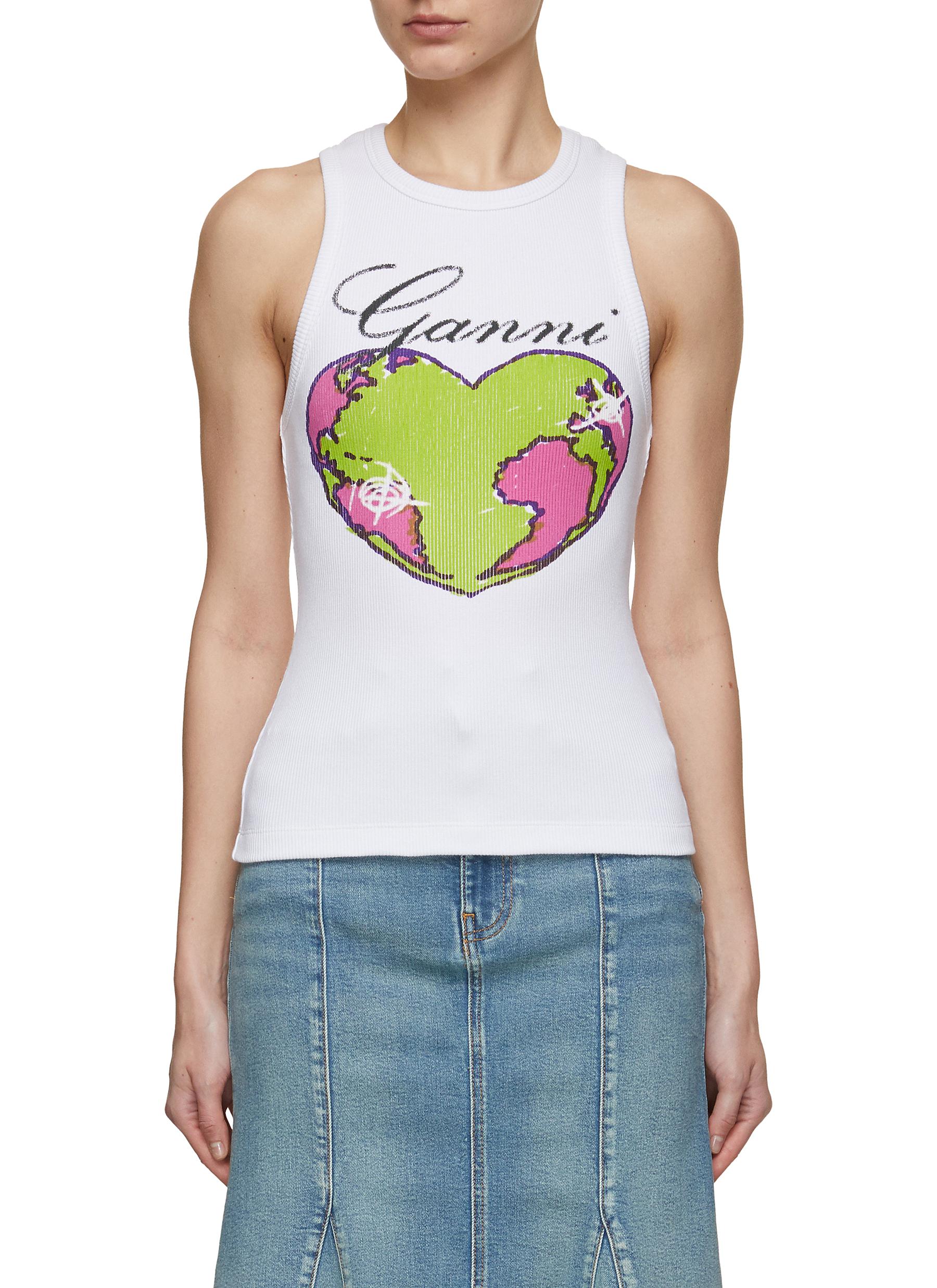 Heart Graphic Tank Top