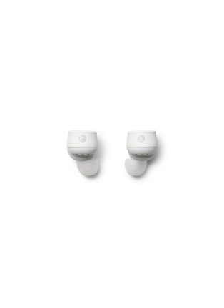 Back View - Click To Enlarge - DEVIALET - Gemini II Wireless Earbuds — Iconic White