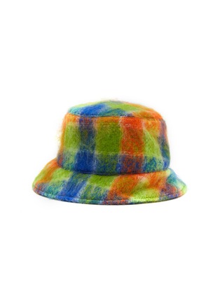 Main View - Click To Enlarge - ANTHONY PETO - Superbob Moahir Blend Bucket Hat