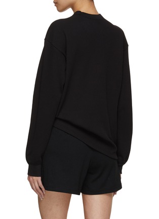 Back View - Click To Enlarge - ALEXANDERWANG - Waffle Long Sleeve Top