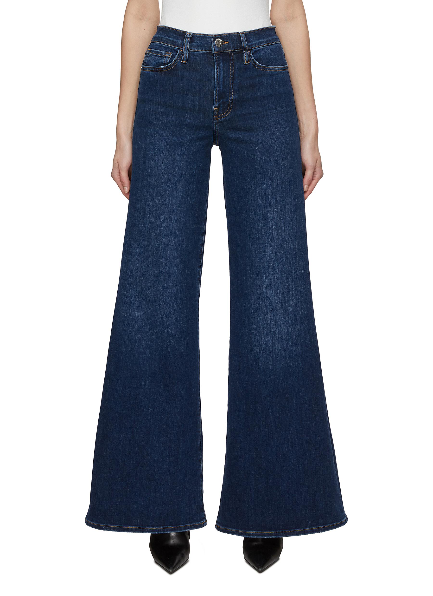 Buy Ramp Bottoms Women Blue Solid Denim Palazzo (32) Online at Best Prices  in India - JioMart.