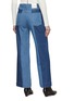Back View - Click To Enlarge - FRAME - Atelier Pixie Pieced 1978 Wide Leg Jeans