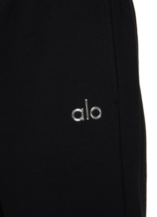 ALO YOGA, Accolade Cotton Blend Sweatpants, BLACK, Women