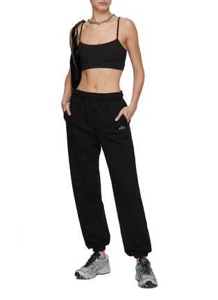 ALO YOGA Accolade cotton-blend jersey track pants