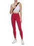 Figure View - Click To Enlarge - ALO YOGA - Airbrush Mesh Corset Tank Top