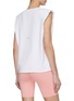 Back View - Click To Enlarge - ALO YOGA - Headliner Shoulder Pad Sleeveless T-Shirt