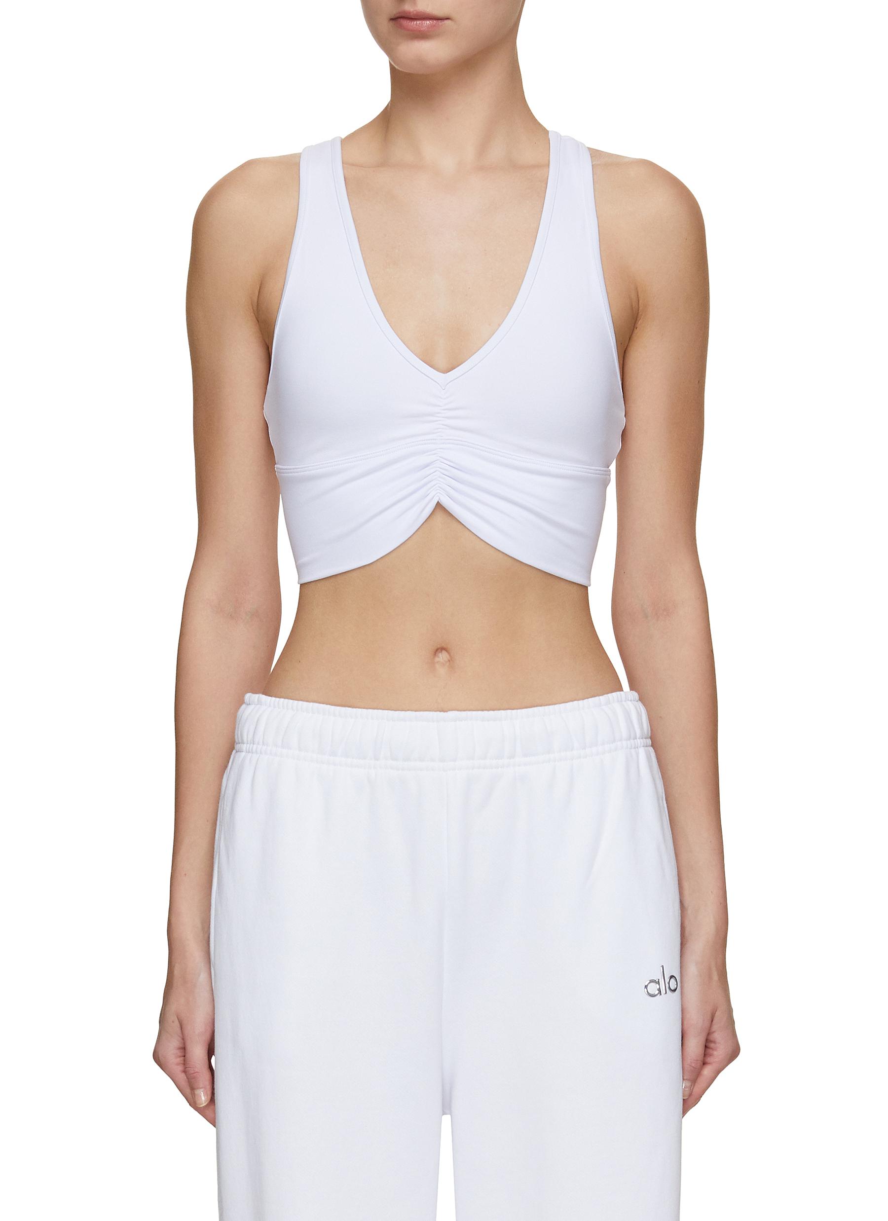 Wild Thing sports bra in white - Alo Yoga