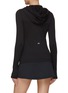 Back View - Click To Enlarge - ALO YOGA - Alosoft Hooded Long Sleeve Runner Top