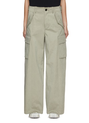 Main View - Click To Enlarge - SACAI - Faux Suede Pants