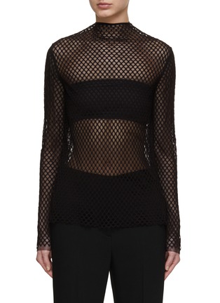 Main View - Click To Enlarge - TOTEME - Sheer Net Top