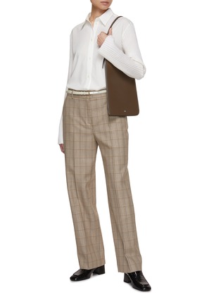 Figure View - Click To Enlarge - TOTEME - Windowpane Check Suit Pants
