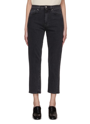 Main View - Click To Enlarge - TOTEME - Twisted Seam Straight Leg Cropped Jeans