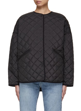 Main View - Click To Enlarge - TOTEME - Crewneck Quilted Jacket