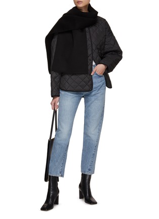 Figure View - Click To Enlarge - TOTEME - Crewneck Quilted Jacket