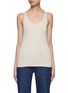 Main View - Click To Enlarge - TOTEME - Ribbed Scoop Neck Tank Top