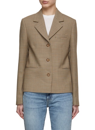 Main View - Click To Enlarge - TOTEME - Petite Houndstooth Blazer