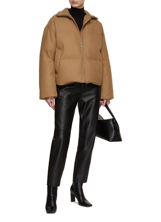 Figure View - Click To Enlarge - TOTEME - Fannel Puffer Jacket