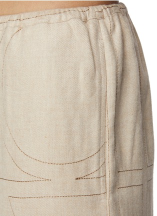  - TOTEME - Monogram Flannel Elasticated Waist Pants