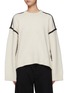 Main View - Click To Enlarge - TOTEME - Embroidered Wool Blend Knit Sweater