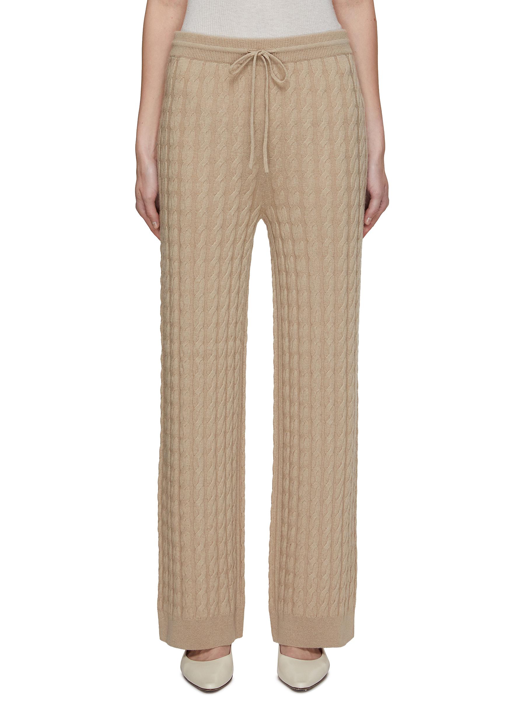 Straight knitted trousers | MANGO