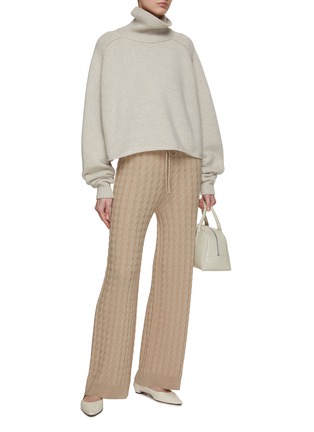 Figure View - Click To Enlarge - TOTEME - Cable Knit Pants