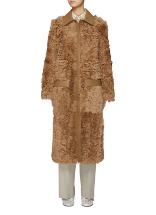Main View - Click To Enlarge - TOTEME - Curly Shearling Coat