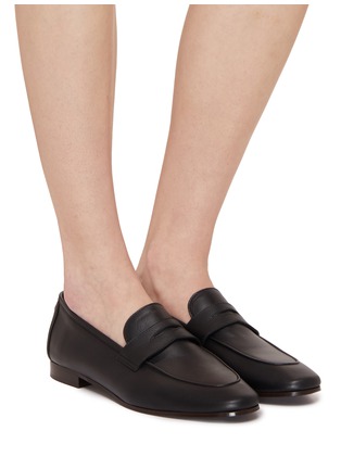 Figure View - Click To Enlarge - BOUGEOTTE - Flâneur Leather Loafers