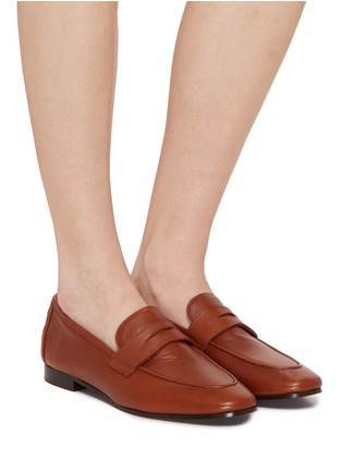 Figure View - Click To Enlarge - BOUGEOTTE - Flâneur Leather Loafers