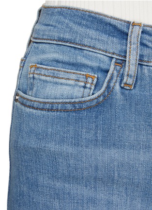  - FRAME - Le Palazzo Raw Edge Cropped Jeans