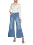 Figure View - Click To Enlarge - FRAME - Le Palazzo Raw Edge Cropped Jeans