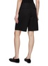 Back View - Click To Enlarge - TOTEME - Tailored Relaxed Fit Cotton Shorts