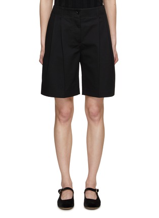 Main View - Click To Enlarge - TOTEME - Tailored Relaxed Fit Cotton Shorts