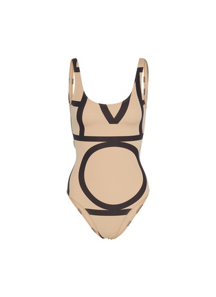 Main View - Click To Enlarge - TOTEME - Monogram Swimsuit