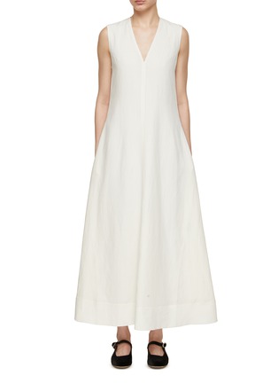 Main View - Click To Enlarge - TOTEME - Fluid V-Neck Dress