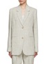 Main View - Click To Enlarge - TOTEME - Tailored Single Breasted Suit Blazer