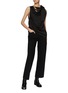 Figure View - Click To Enlarge - TOTEME - Shoulder Twist Satin Top